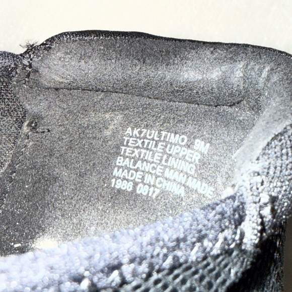 Anne Klein Y2K Sporty Ballerina Black Flat Shoes Size 9 - Picture 8 of 8